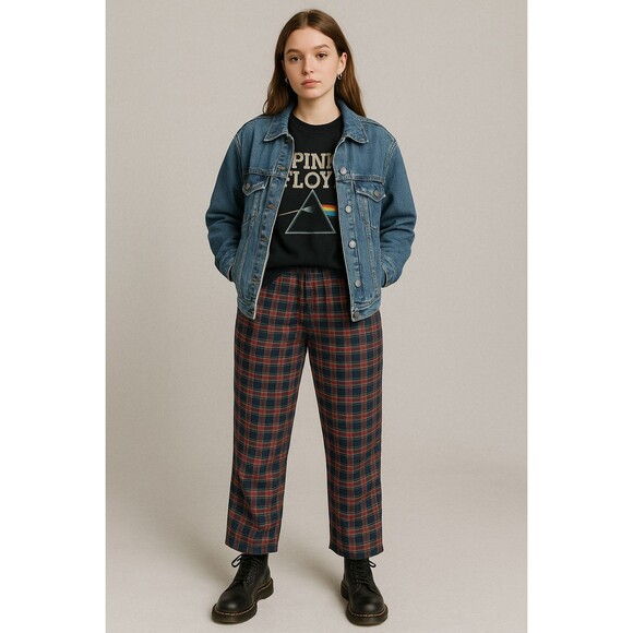 Aerie Women’s  Plaid Pajama Pants Size Medium - Picture 2 of 10